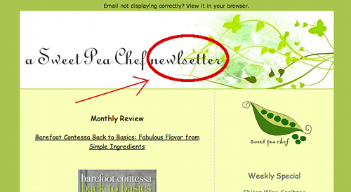 Newsletter Spelling Error