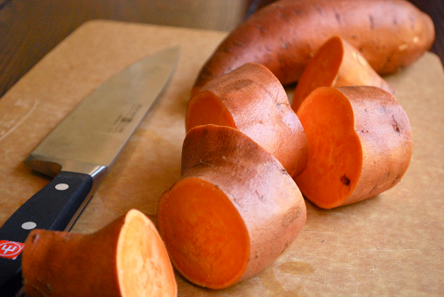 Sliced Sweet Potatoes Mashed Sweet Potatoes recipe and image by Lacey Stevens-Baier, personal chef of Sweet Pea Chef