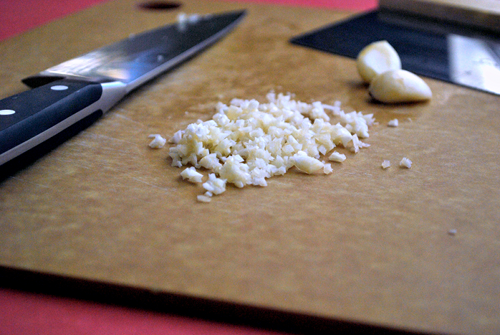 Garlic Bruschetta recipe and image by Lacey Stevens-Baier, personal chef of Sweet Pea Chef