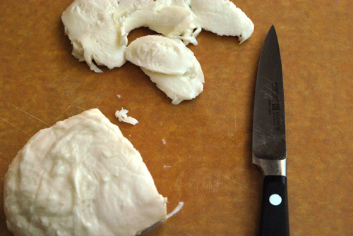 Mozzarella Bruschetta recipe and image by Lacey Stevens-Baier, personal chef of Sweet Pea Chef