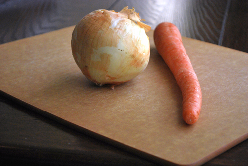 Onion and Carrot Simple Tomato Sauce recipe and image by Lacey Stevens-Baier, personal chef of Sweet Pea Chef