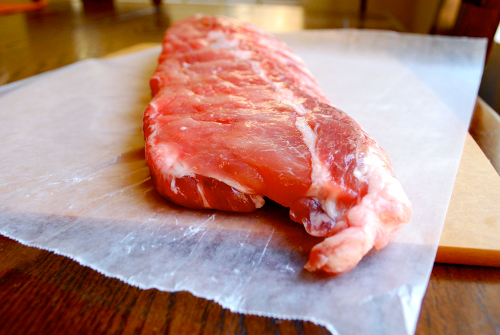 Raw Ribs Barbecue Ribs recipe and image by Lacey Stevens-Baier, personal chef of Sweet Pea Chef