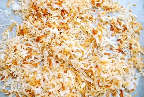 Toasted Coconut Golden Chiffon Cake with Seven-Minute Frosting recipe and image by Lacey Stevens-Baier, personal chef of Sweet Pea Chef