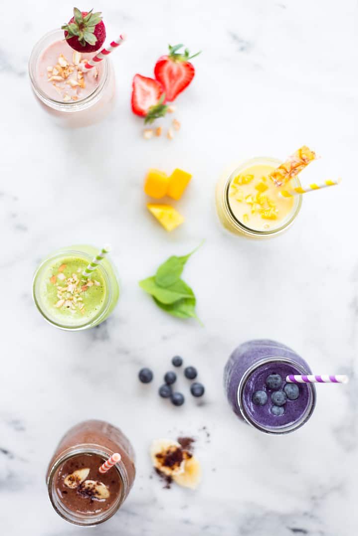5 High Protein Fruit Smoothie Recipes For Weight Loss (5 Ingredients or  Less!) • A Sweet Pea Chef
